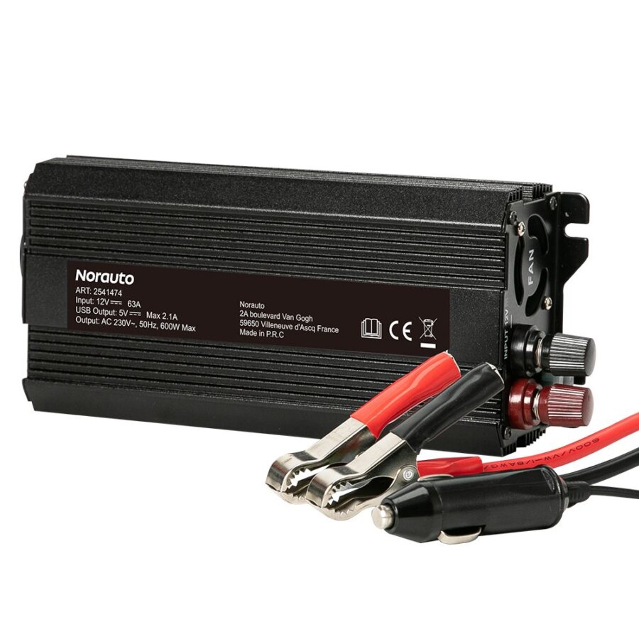 Convertisseur Norauto Avec Port Usb 12v/230v 600 W