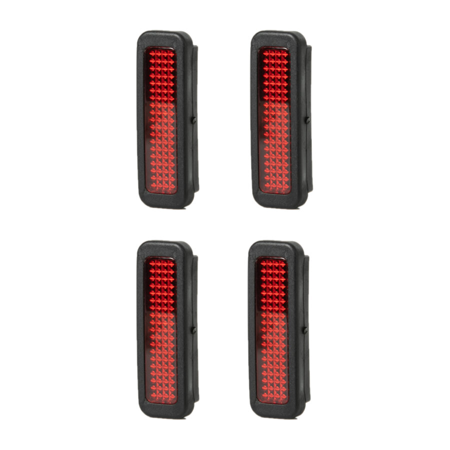 4 Protections De Portières Norauto Type U 5 Cm Catadioptre