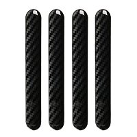 Protège-portières CARTREND Unitec 84630 - Lot De 2 Bandes Noires Avec Réflecteurs - Fixation Clip - 12