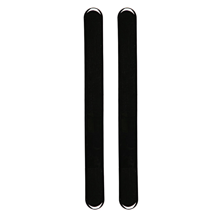 2 Protections De Portières Norauto Autocollantes 25 Cm Noir