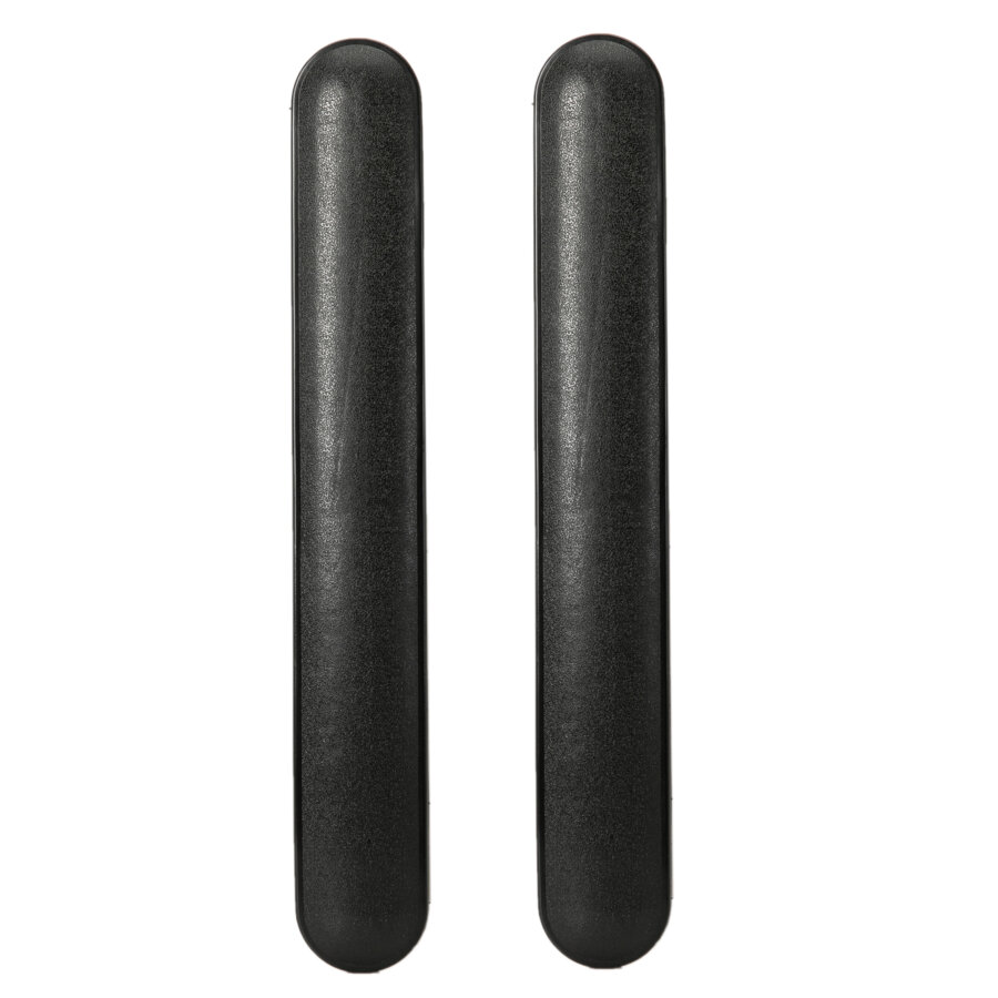 2 Protections De Pare-chocs Norauto 36 X 5,5 Cm Noir