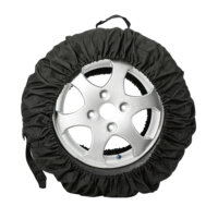 J&C Housse de pneu noire anti-poussière étanche – Sac de rangement pour  pneus et housse de pneu saisonnière – Sac de transport saisonnier (convient  aux pneus jusqu'à 71,1 cm de diamètre (109,2