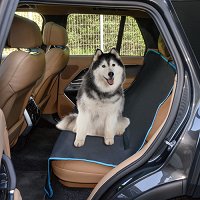 Nobleza - Housse de siège pour chien, protection pour la voiture. Résistante à l'eau, épaisse et durable. 147 * 145 cm. Pour voiture, SUV, camion, transports et voyages. Noire