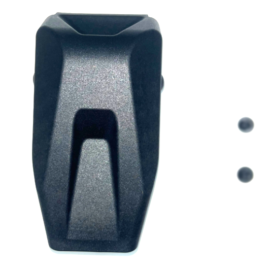Cache Plastique Noir Avec 2 Broches En Plastique