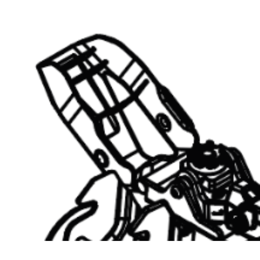 Photo Couvercle En Plastique Noir Avec 2 Broches En Plastique