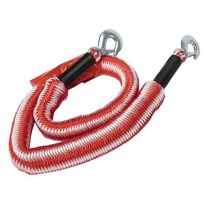 Corde De Remorquage Vélo Rétractable 2,5 M - Capacité 225 Kg - Sangles Velcro - Accessoire Parent-Enfant