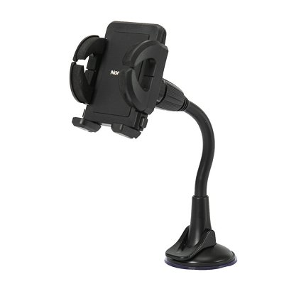 Pour Fiat 500 Noir - Support de téléphone portable réglable pour grille