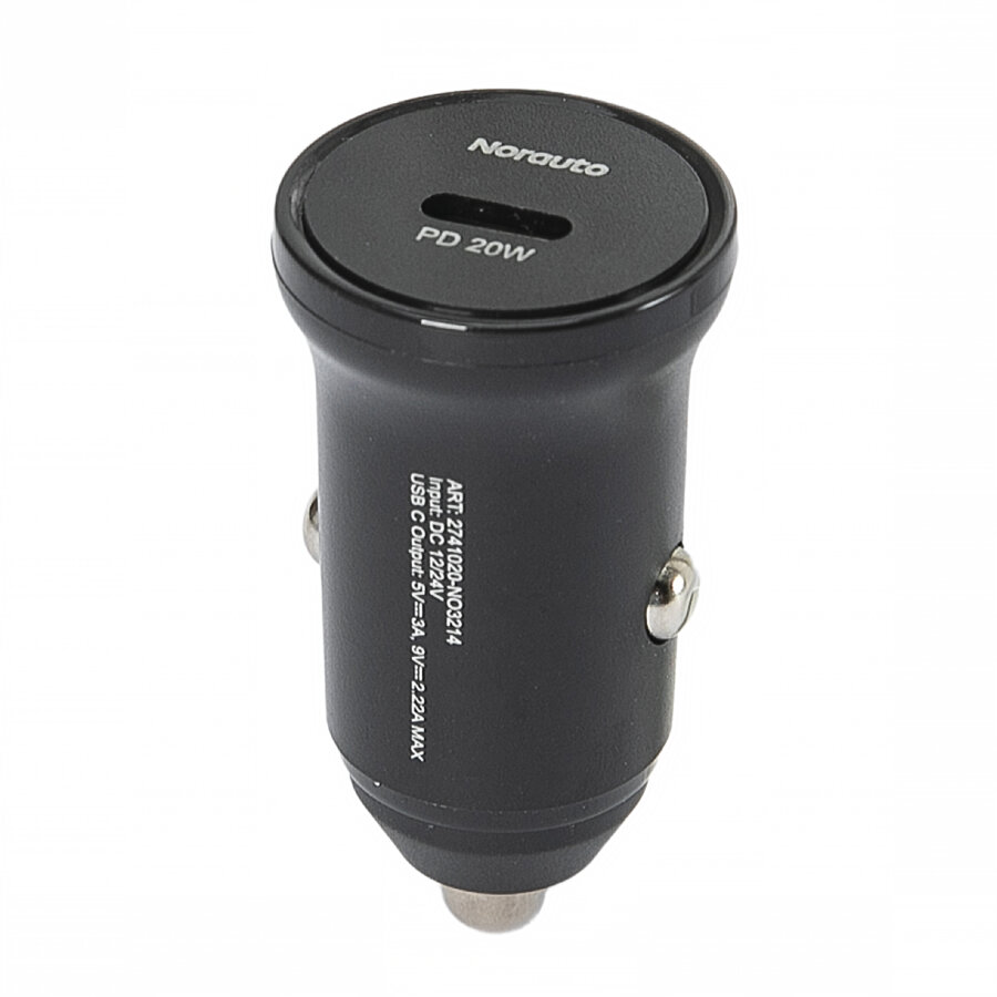 Chargeur De Batterie Sur Allume-cigare Usb-c 20w Norauto