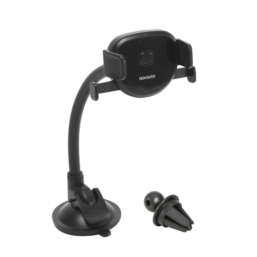 Support Téléphone 3 En 1 Premium Norauto Sur Grille, Tableau De Bord Ou Pare-brise