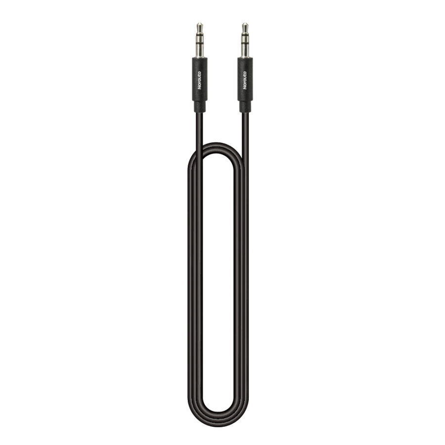 Câble Jack Norauto Stéréo 3,5 Mm Mâle Sur Mâle 1 M
