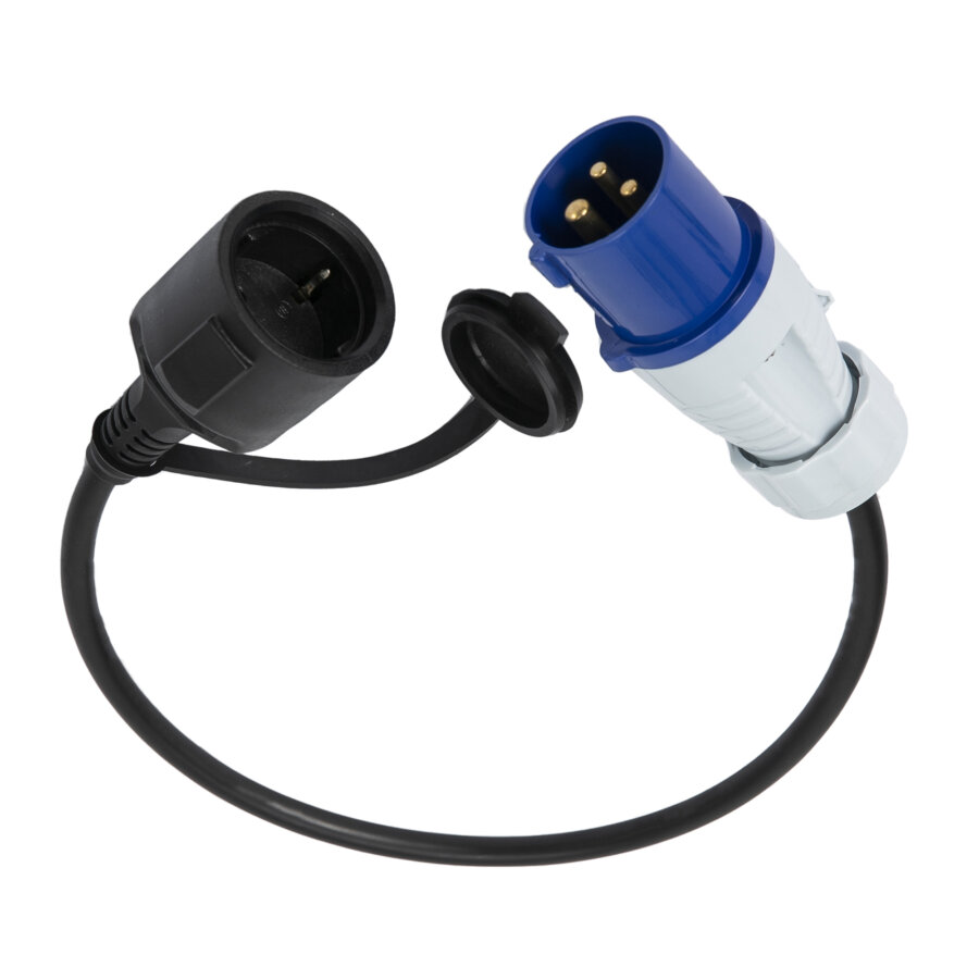 Câble Adaptateur 40 Cm Norauto Mâle Cee 17 / Femelle Schuko