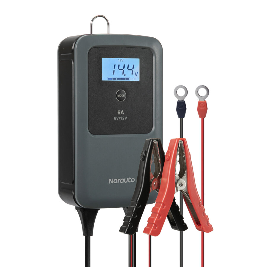 Norauto 6V/12V 6A, chargeur batterie voiture 2026