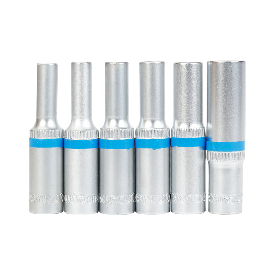6 Douilles Torx Longues T4-10 Carré 1/4" Norauto