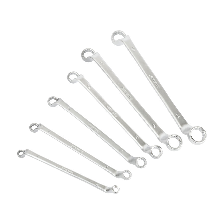 6 Clés Contre-coudées Spline 6-19 Mm Norauto