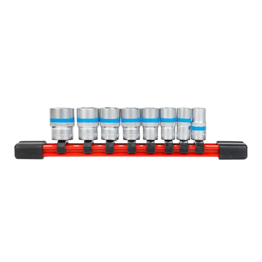8 Douilles 6 Pans 7-14 Mm Carré 1/4'' Norauto