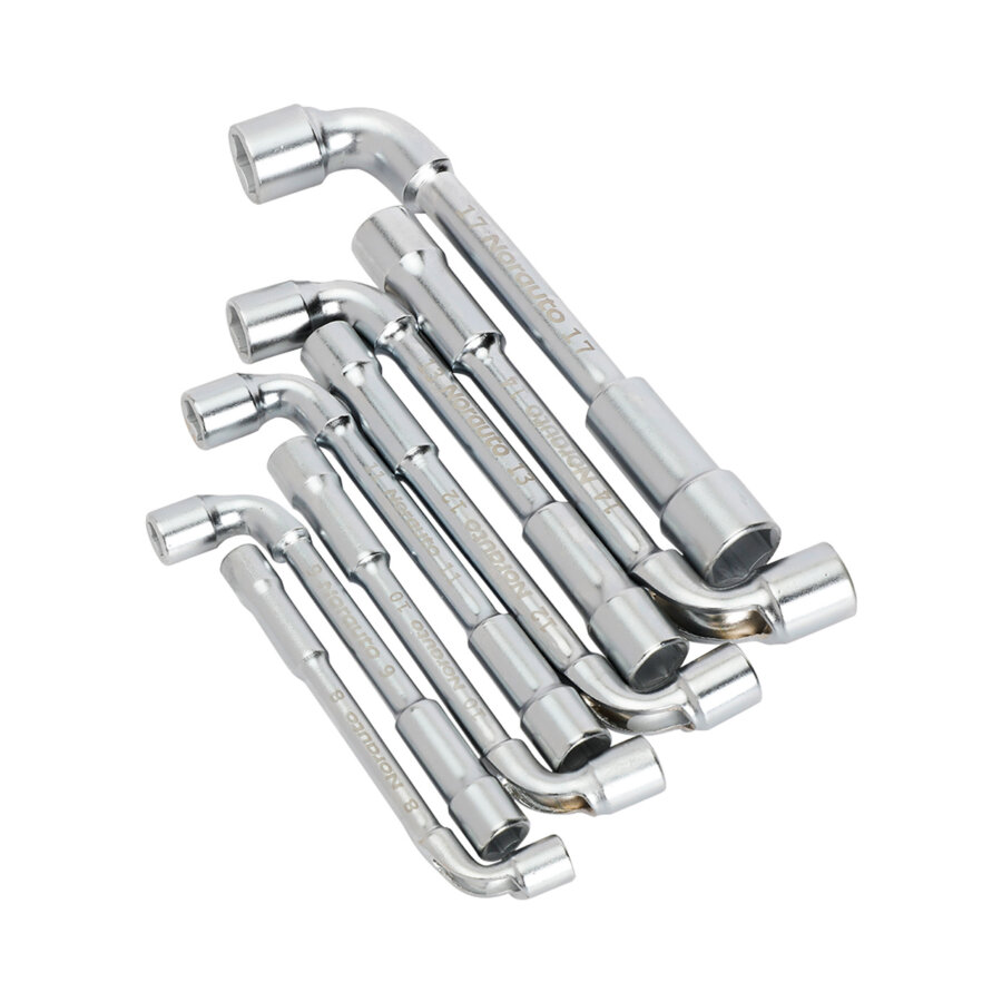 8 Clés À Pipe 6 Pans 8-17mm Norauto