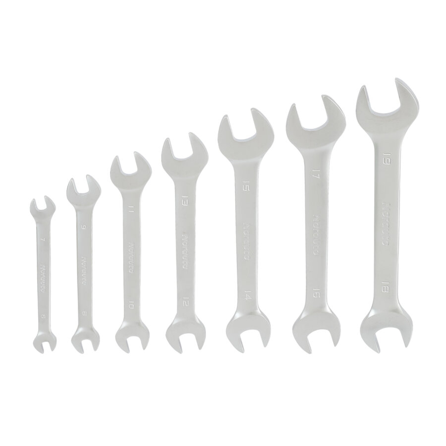 7 Clés Plates Ouvertes 6-19 Mm Norauto