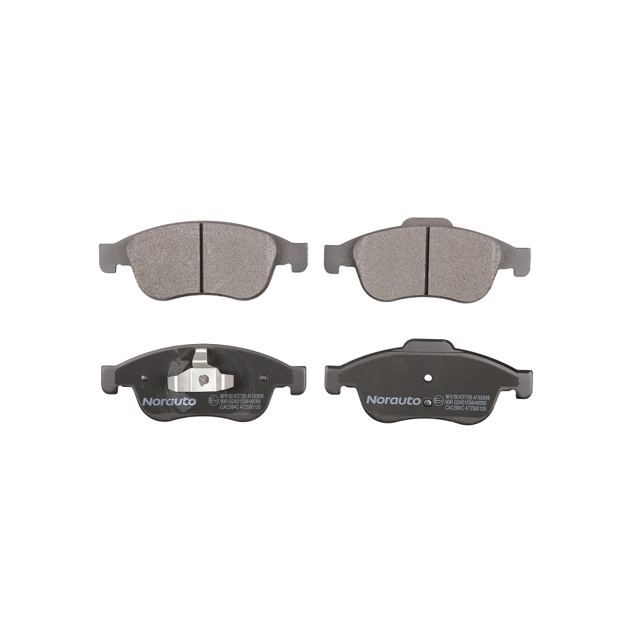 4 Plaquettes De Frein Norauto Np4180
