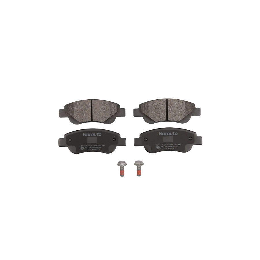 4 Plaquettes De Frein Norauto Np1790