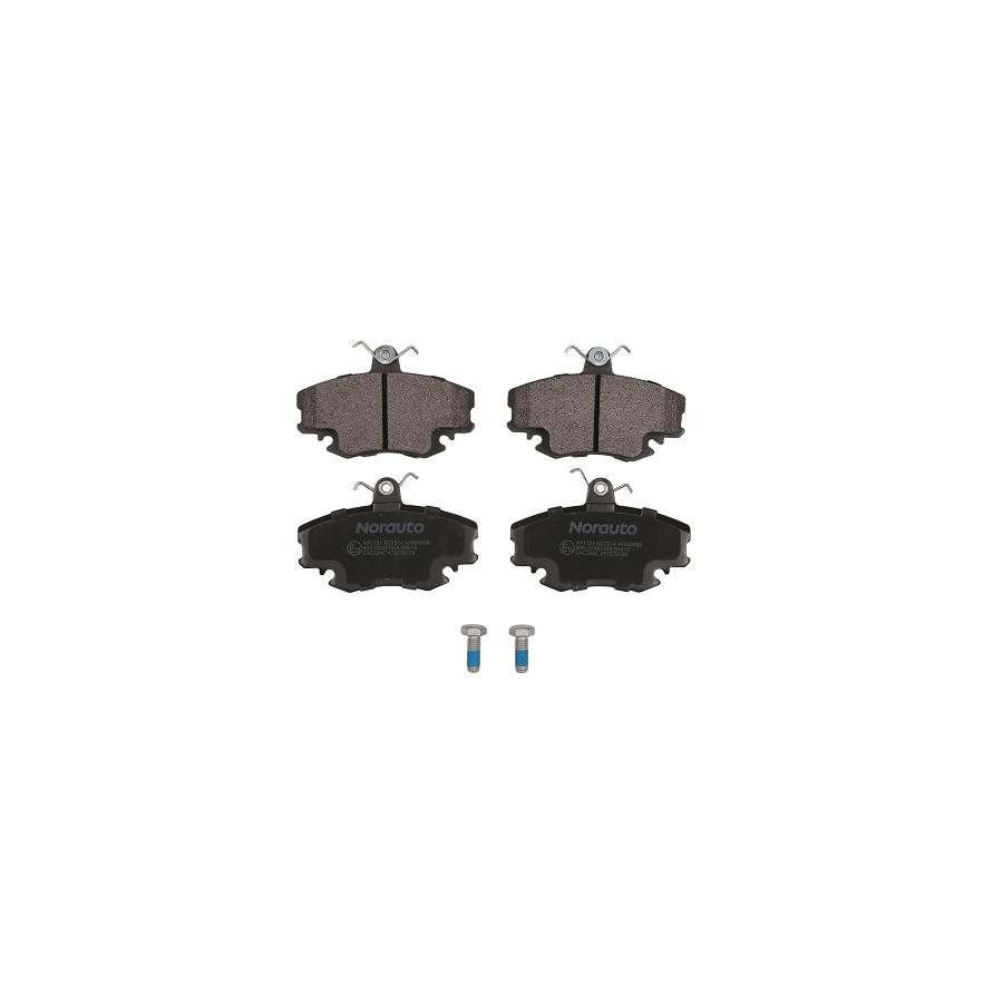 4 Plaquettes De Frein Norauto Np1781