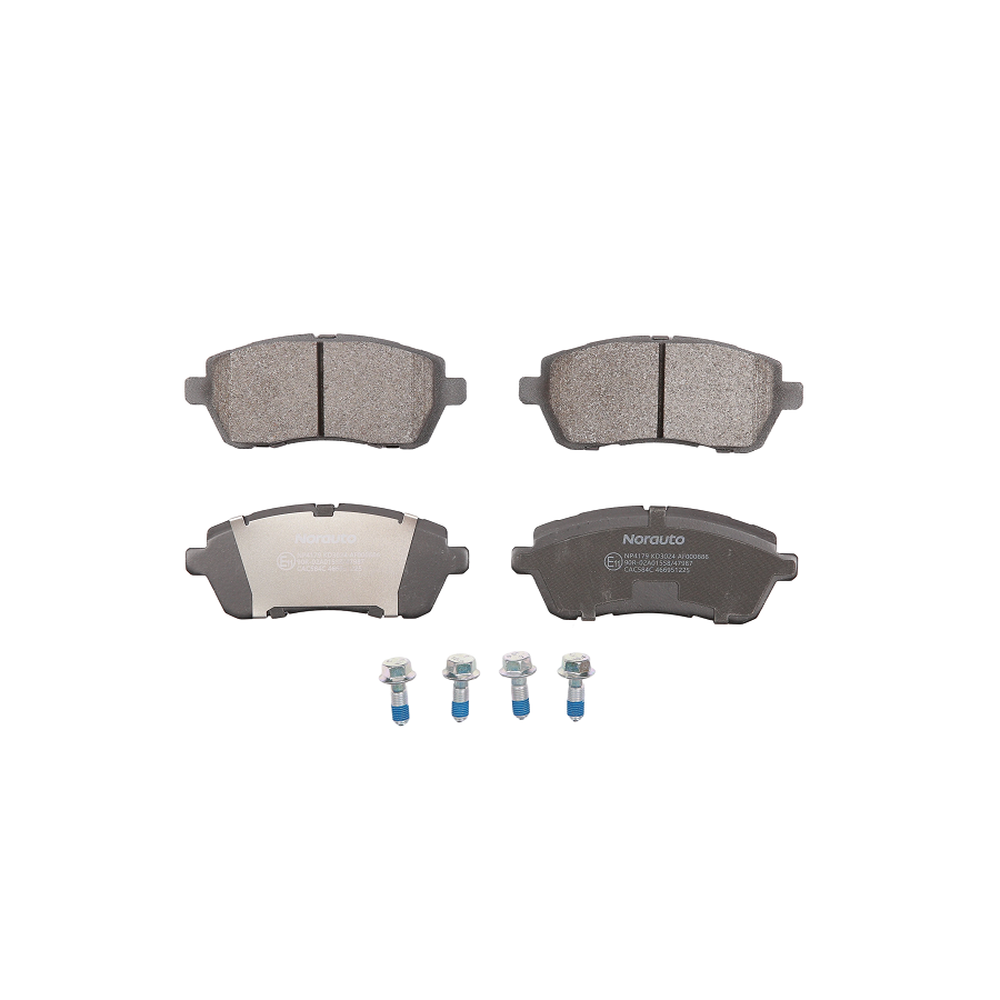 4 Plaquettes De Frein Norauto Np4179
