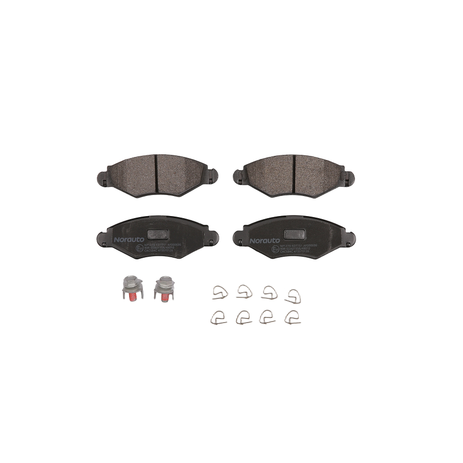 4 Plaquettes De Frein Norauto Np1378