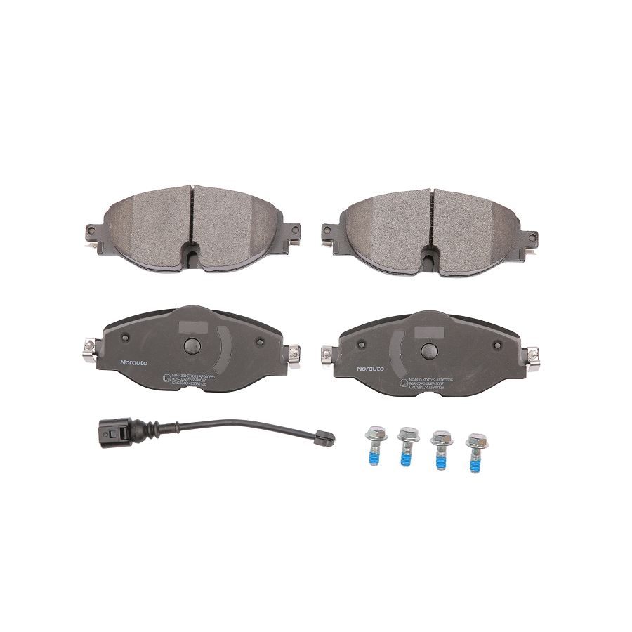 4 Plaquettes De Frein Norauto Np4433