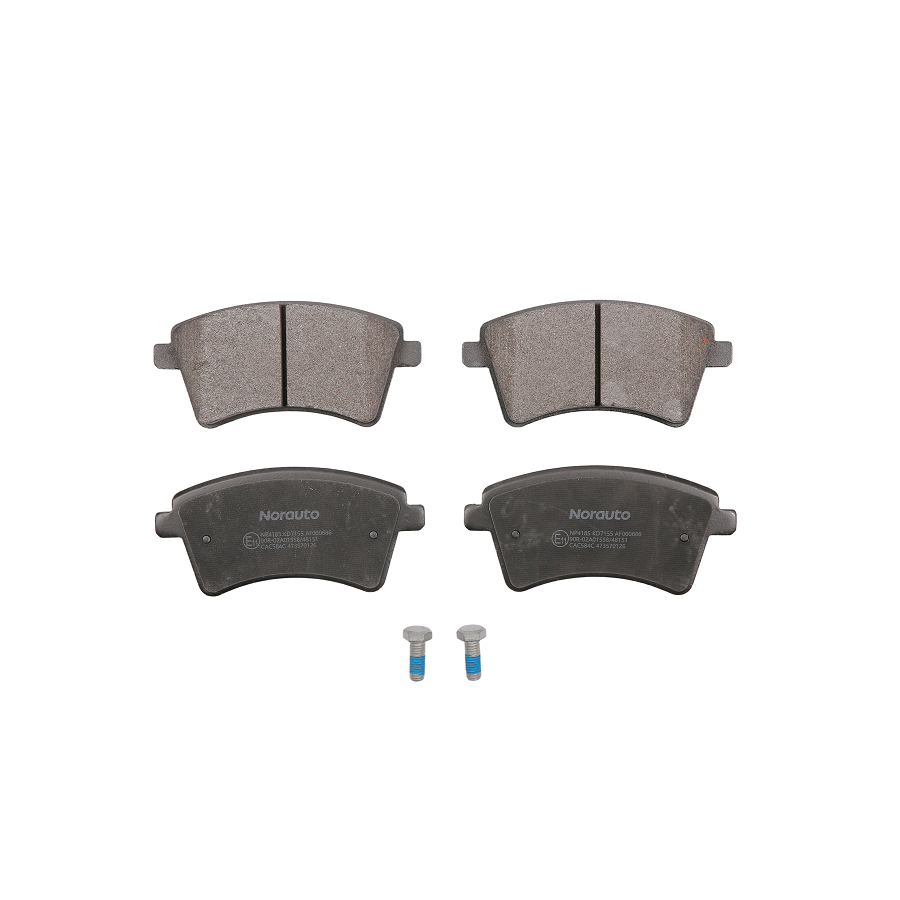 4 Plaquettes De Frein Norauto Np4185