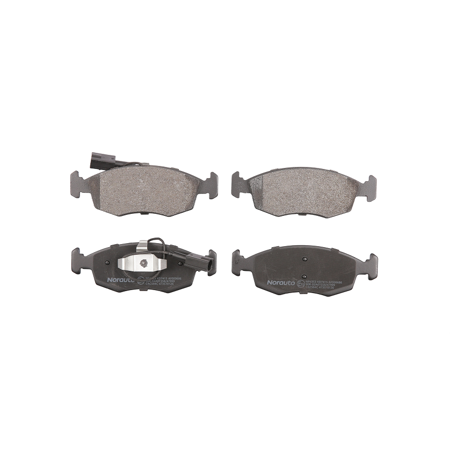 4 Plaquettes De Frein Norauto Np4353