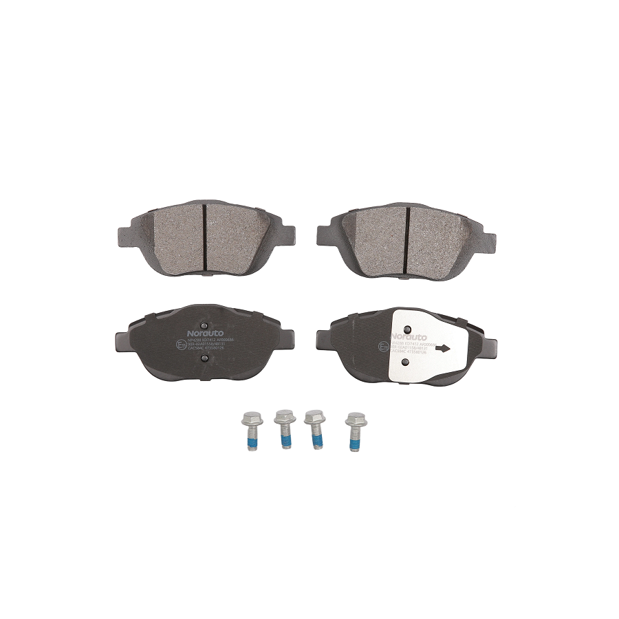 4 Plaquettes De Frein Norauto Np4288