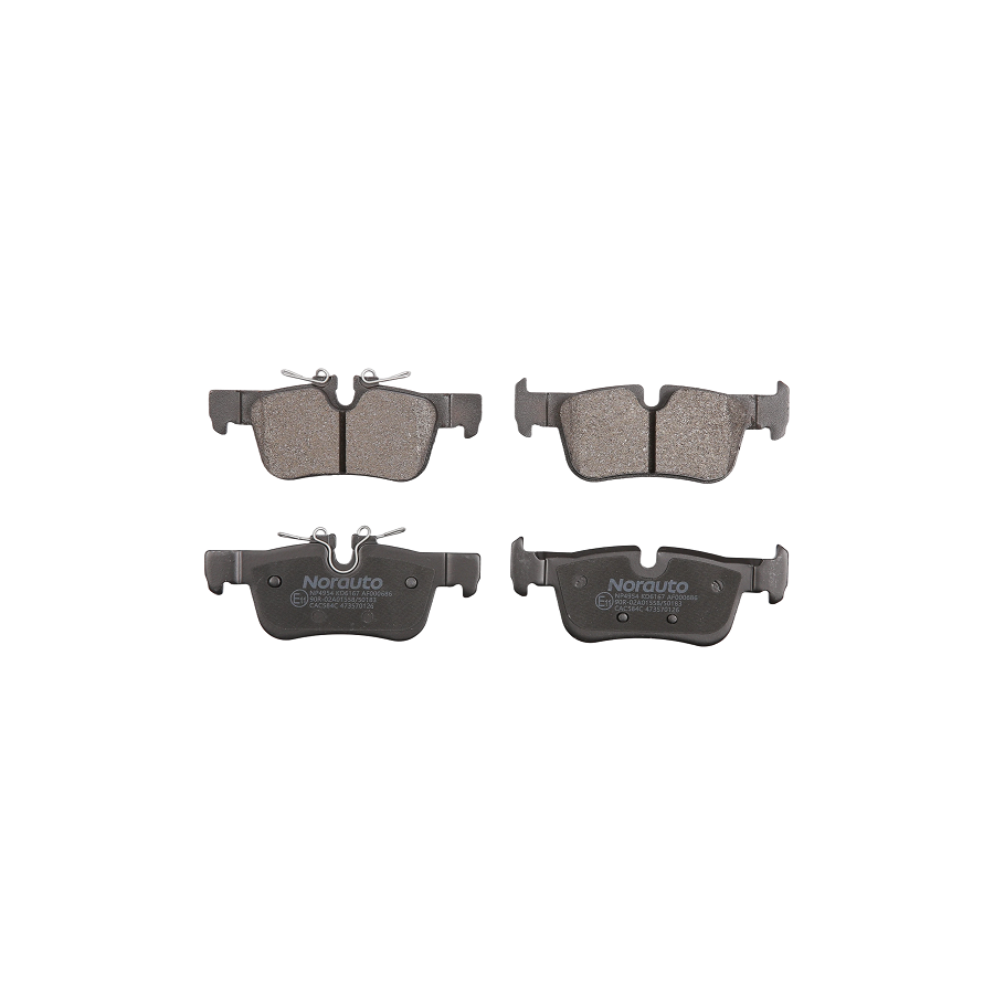 4 Plaquettes De Frein Norauto Np4954