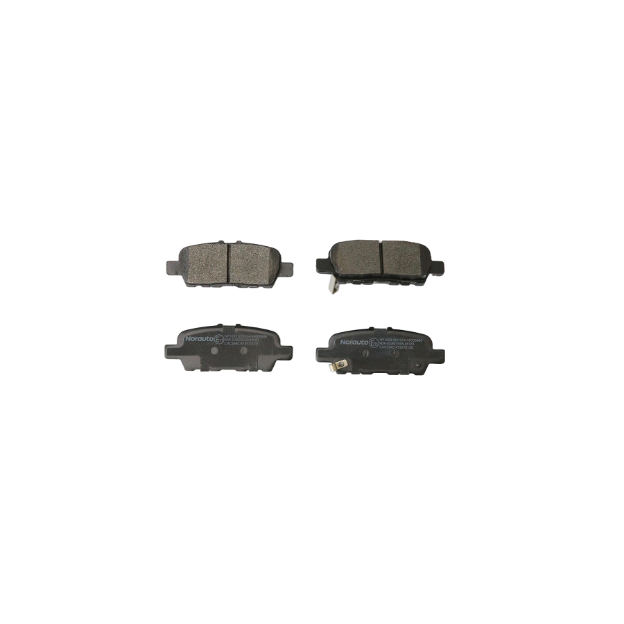 4 Plaquettes De Frein Norauto Np1693
