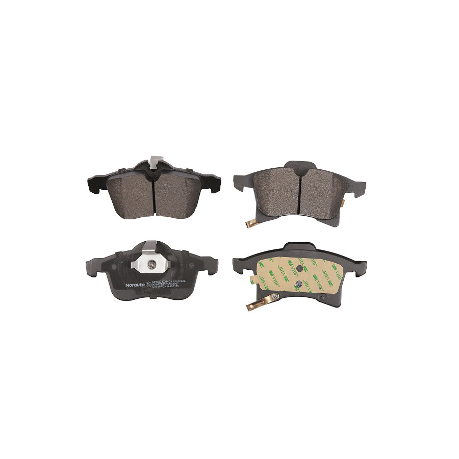 4 Plaquettes De Frein Norauto Np1640