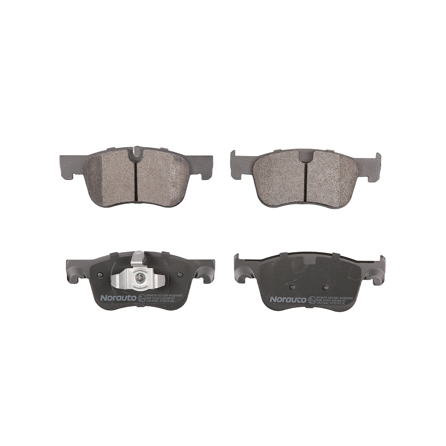 4 Plaquettes De Frein Norauto Np4679