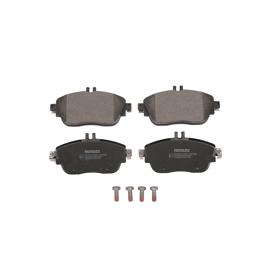 4 Plaquettes De Frein Norauto Np4245