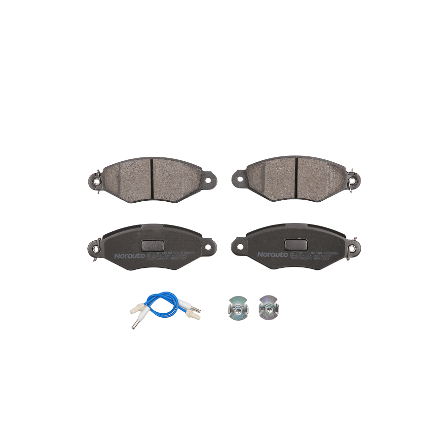 4 Plaquettes De Frein Norauto Np1135