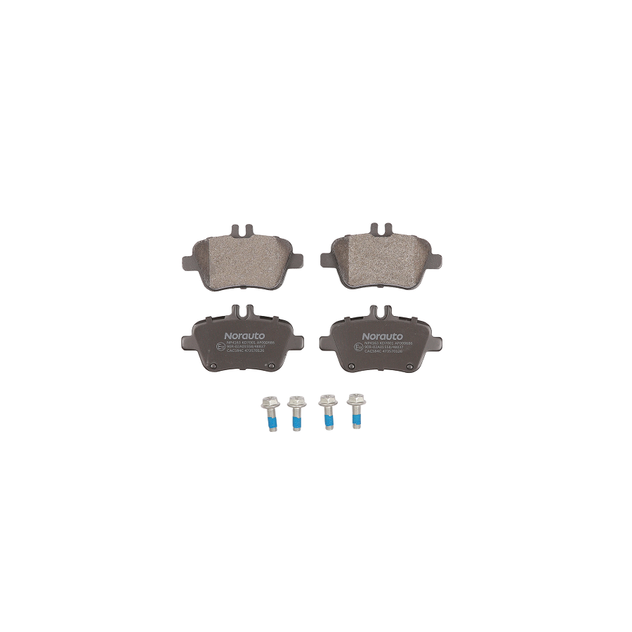 4 Plaquettes De Frein Norauto Np4163