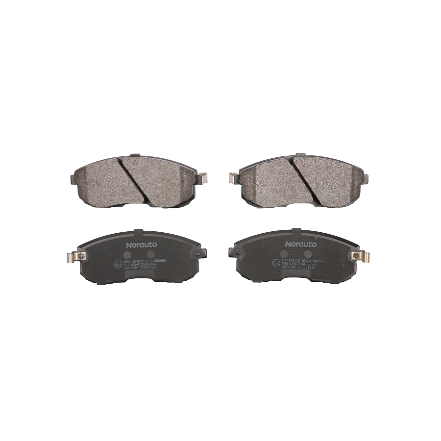 4 Plaquettes De Frein Norauto Np4148