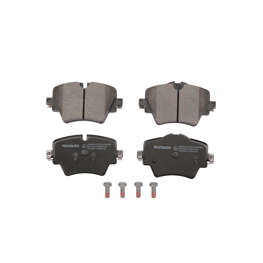4 Plaquettes De Frein Norauto Np4689