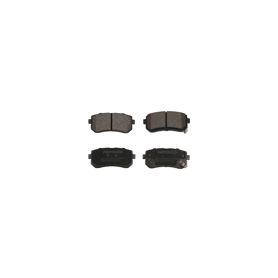 4 Plaquettes De Frein Norauto Np4235
