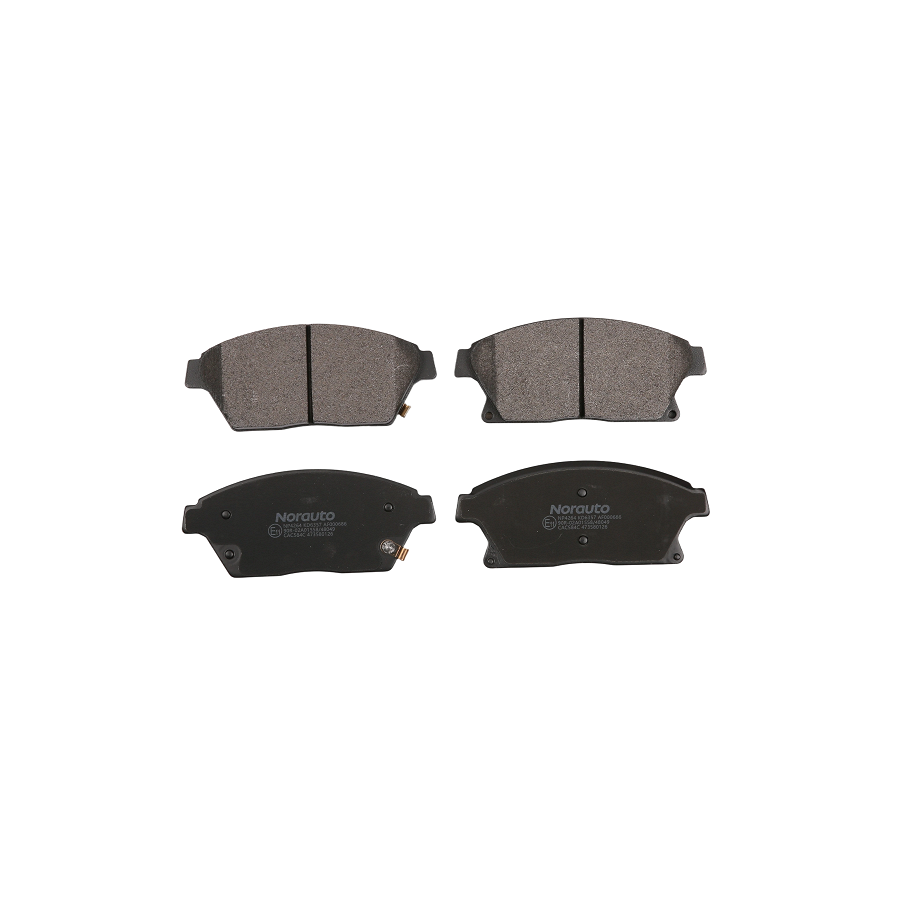 4 Plaquettes De Frein Norauto Np4264
