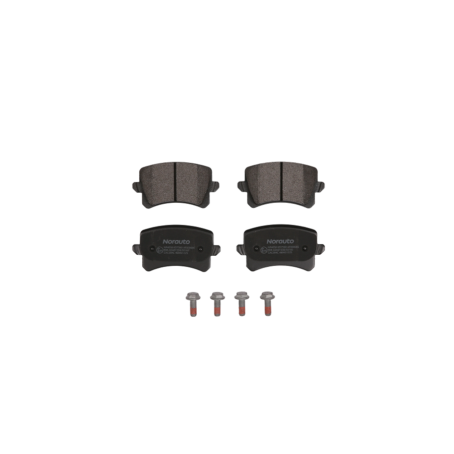 4 Plaquettes De Frein Norauto Np4058
