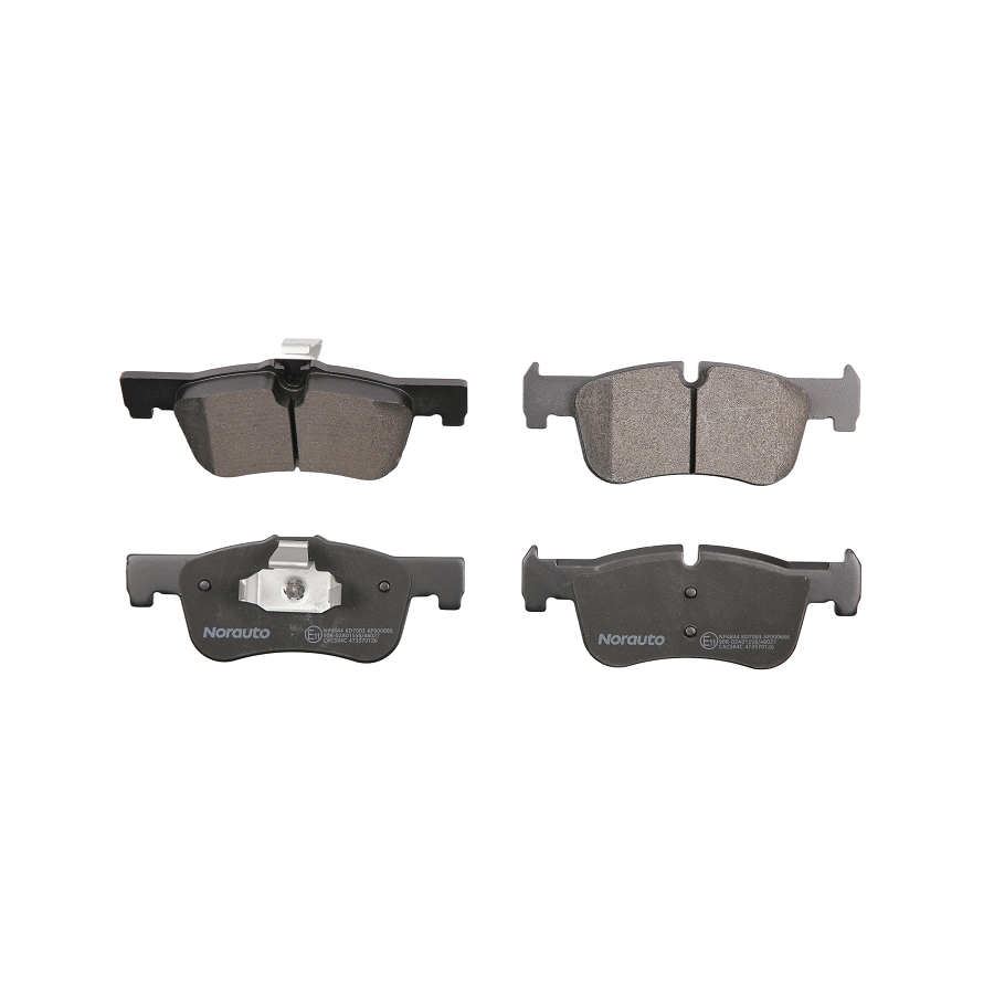 4 Plaquettes De Frein Norauto Np4844