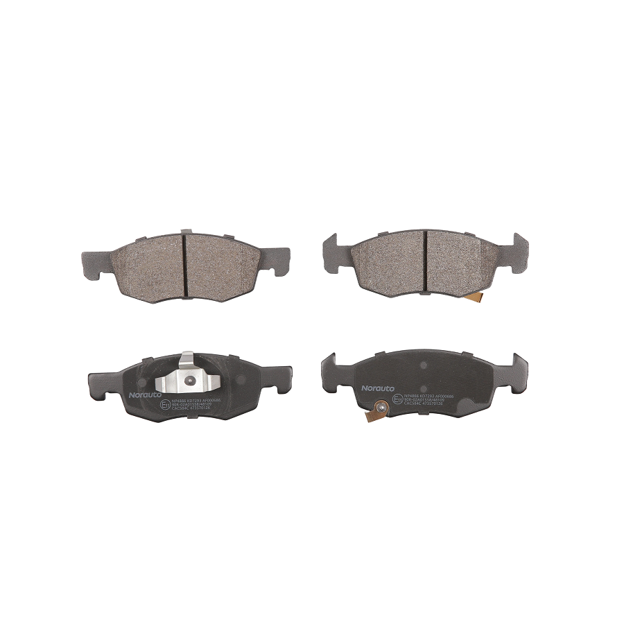 4 Plaquettes De Frein Norauto Np4866