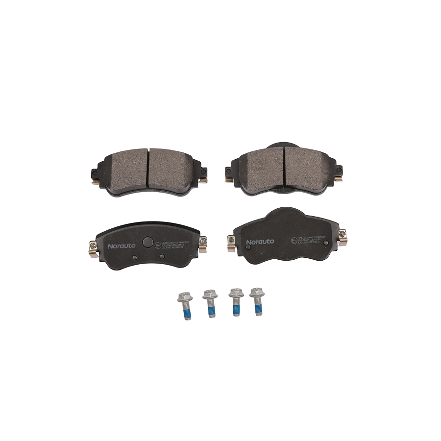 4 Plaquettes De Frein Norauto Np4336
