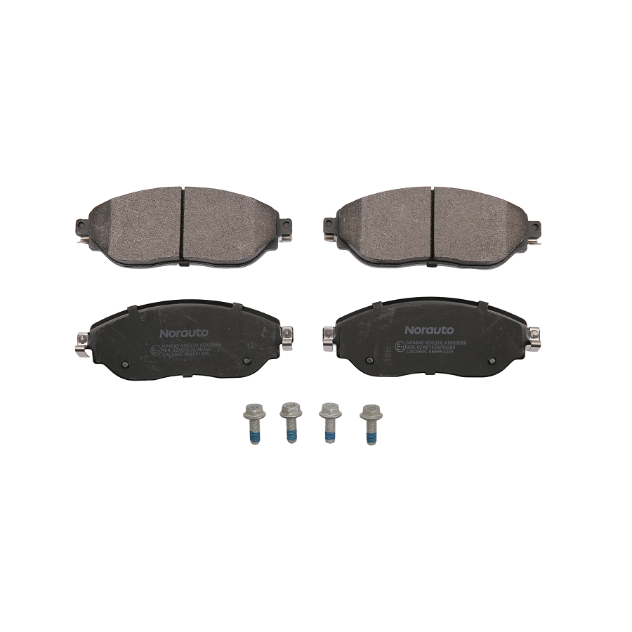 4 Plaquettes De Frein Norauto Np4840