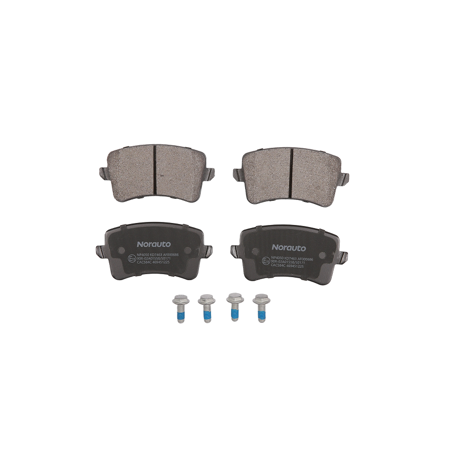 4 Plaquettes De Frein Norauto Np4050