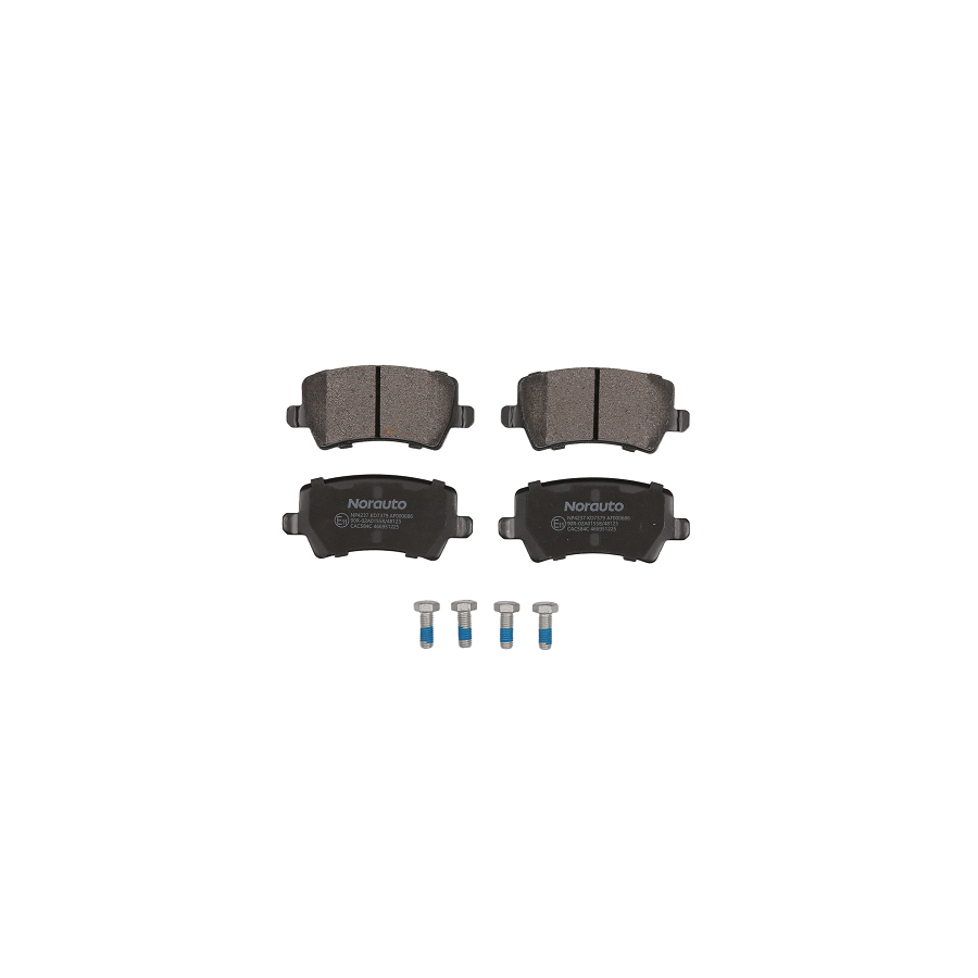 4 Plaquettes De Frein Norauto Np4237
