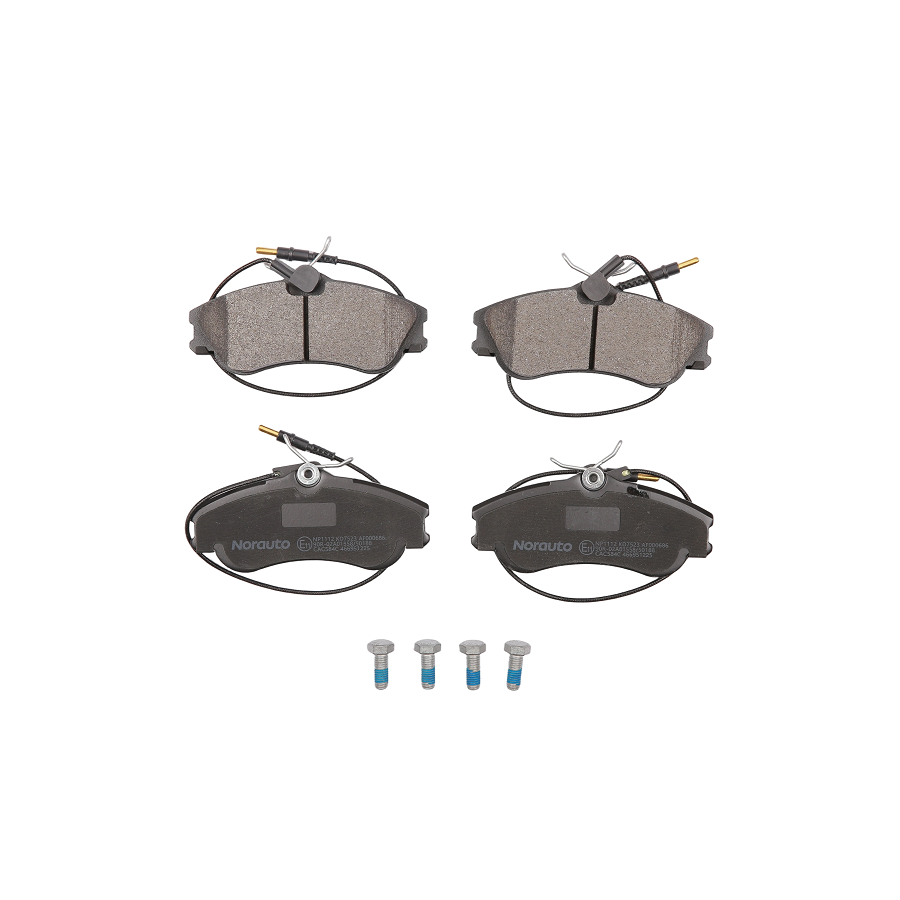 4 Plaquettes De Frein Norauto Np1112
