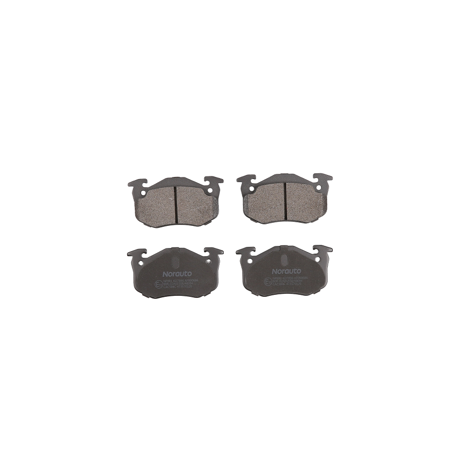 4 Plaquettes De Frein Norauto Np881